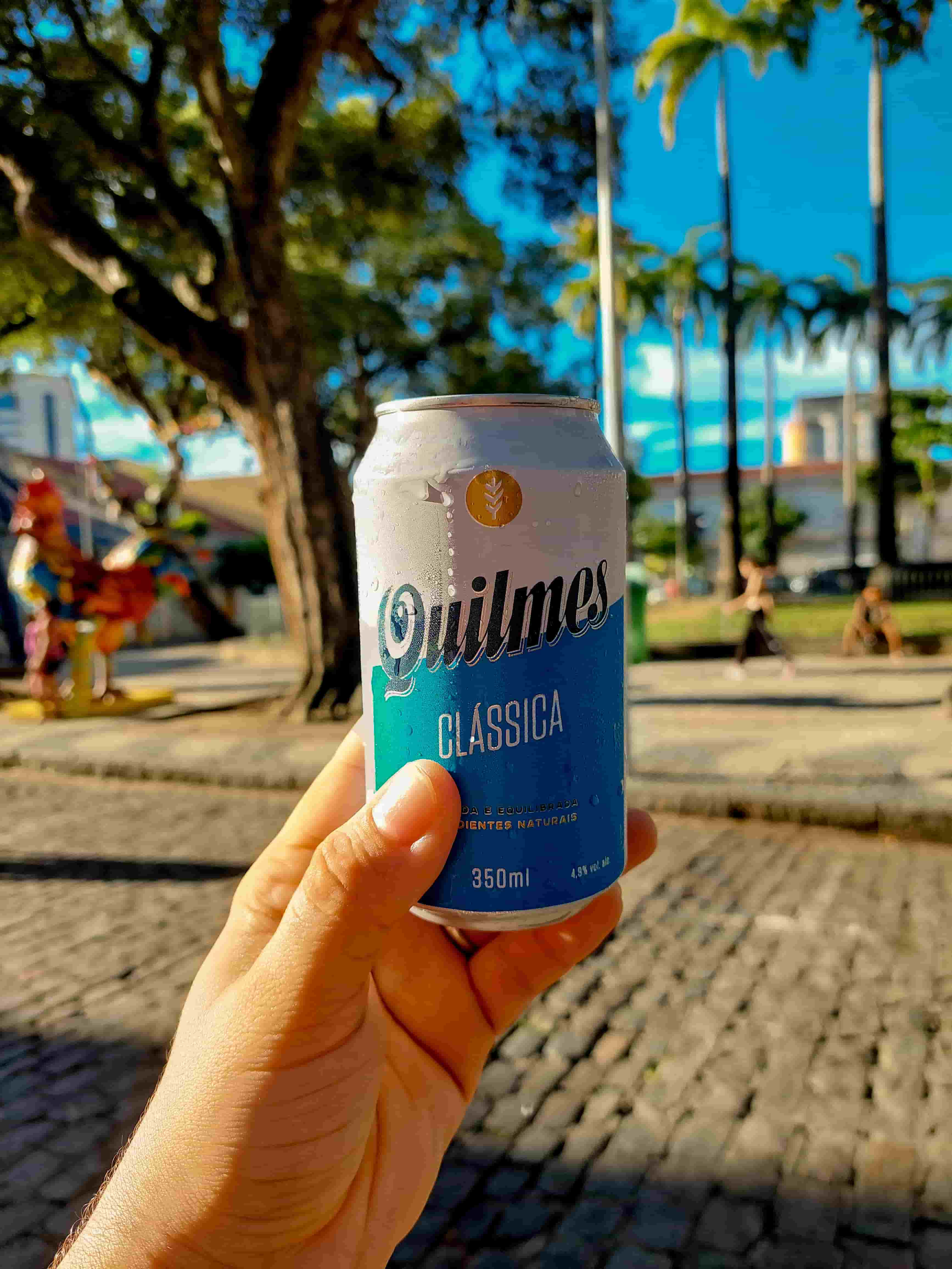 Botella de cerveza Quilmes